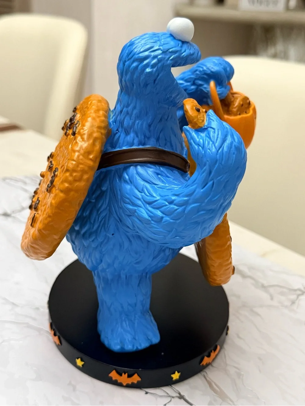 Cookie Monster Jack-O’-Lant Halloween Pumpkin Figure Sesame Street Decor 2026